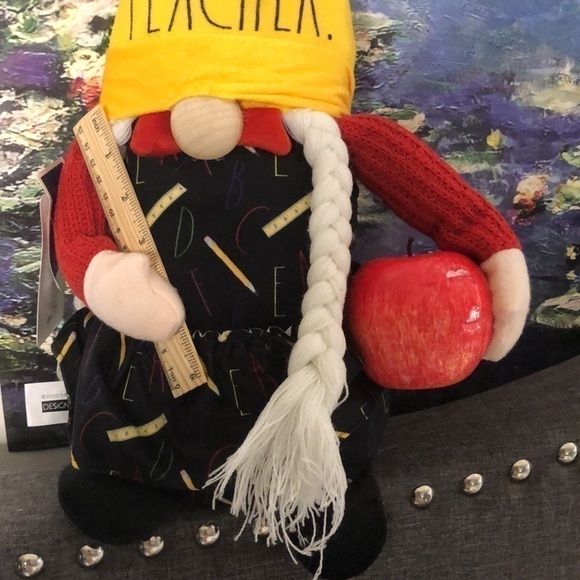 NWT RAE DUNN #1 TEACHER GNOME - Picture 2 of 8